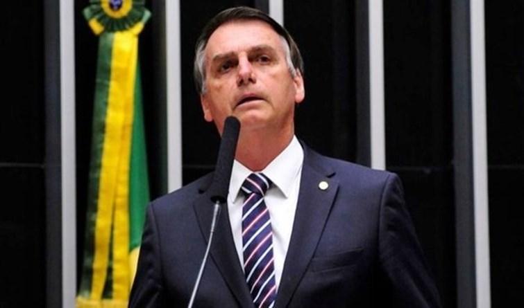 No seu primeiro discurso oficial, Bolsonaro reafirma a linha de combate do início de seu governo