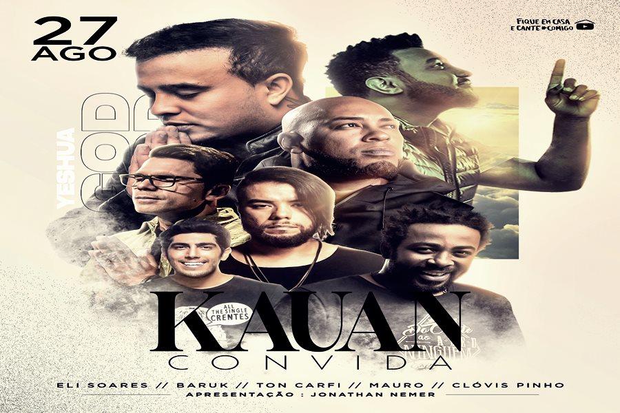 Kauan, da dupla com Matheus, realiza live solidária com cantores gospel