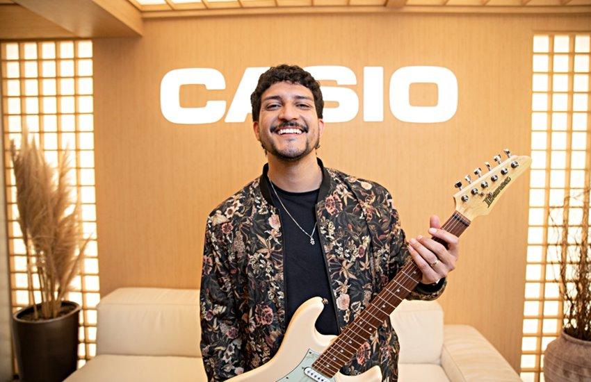 Imagem: Lucas Santos no Casio Convida. Fonte: Divulgação Casio