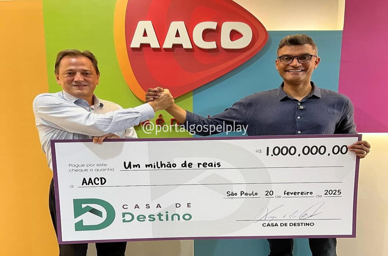 Tiago Brunet e Casa de Destino doam R$ 1 milhão para a AACD e transformam vidas