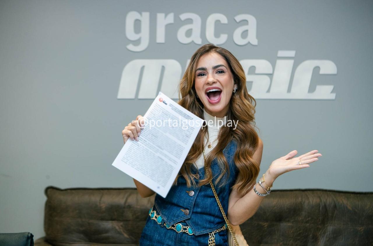 A cantora Pamela é a nova contratada pela gravadora Graça Music