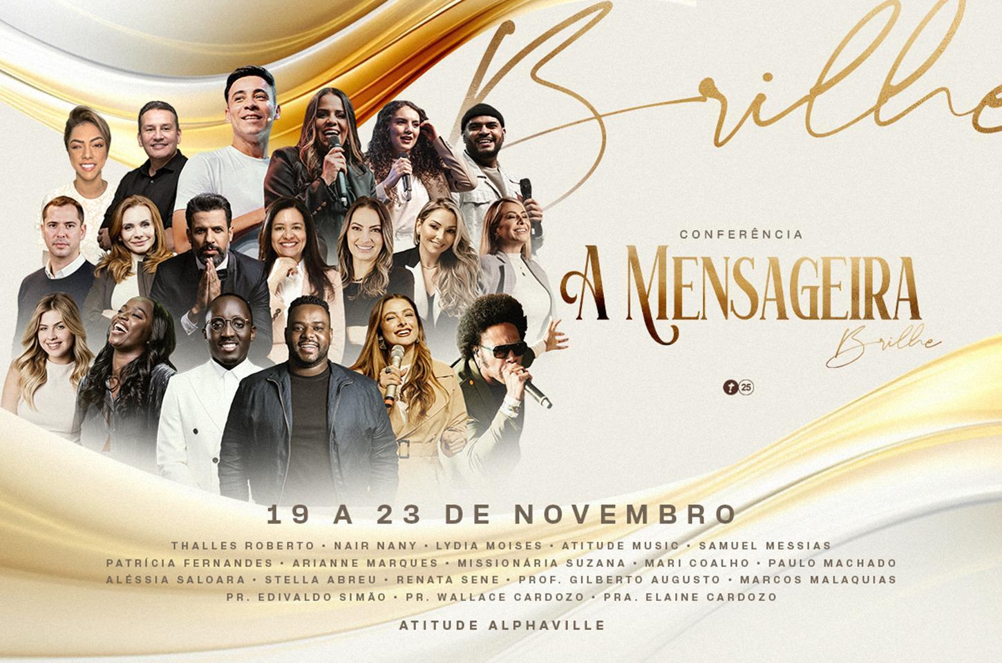 Conferência A Mensageira 2025: “Da dor ao propósito. Do silêncio à voz. Do ordinário ao extraordinário” 