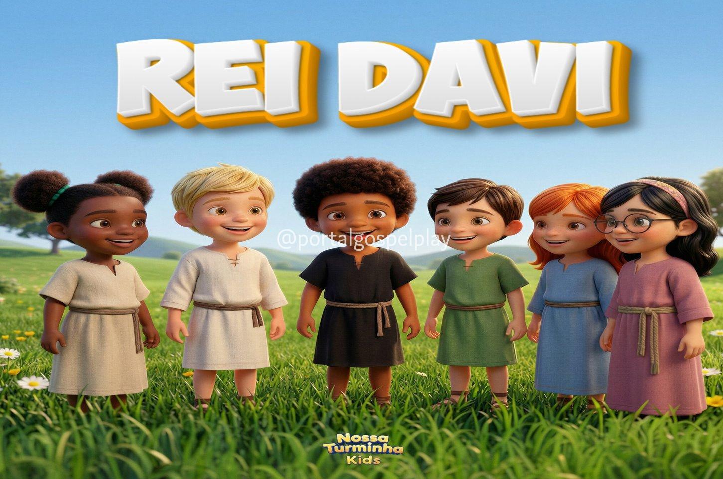 Nossa Turminha Kids lança nova versão do clássico infantil “Rei Davi”