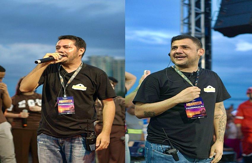 DJ Dii Andrade e Pr. Jeffinho Briglia. Foto: Divulgação/Amanhecer Manaus