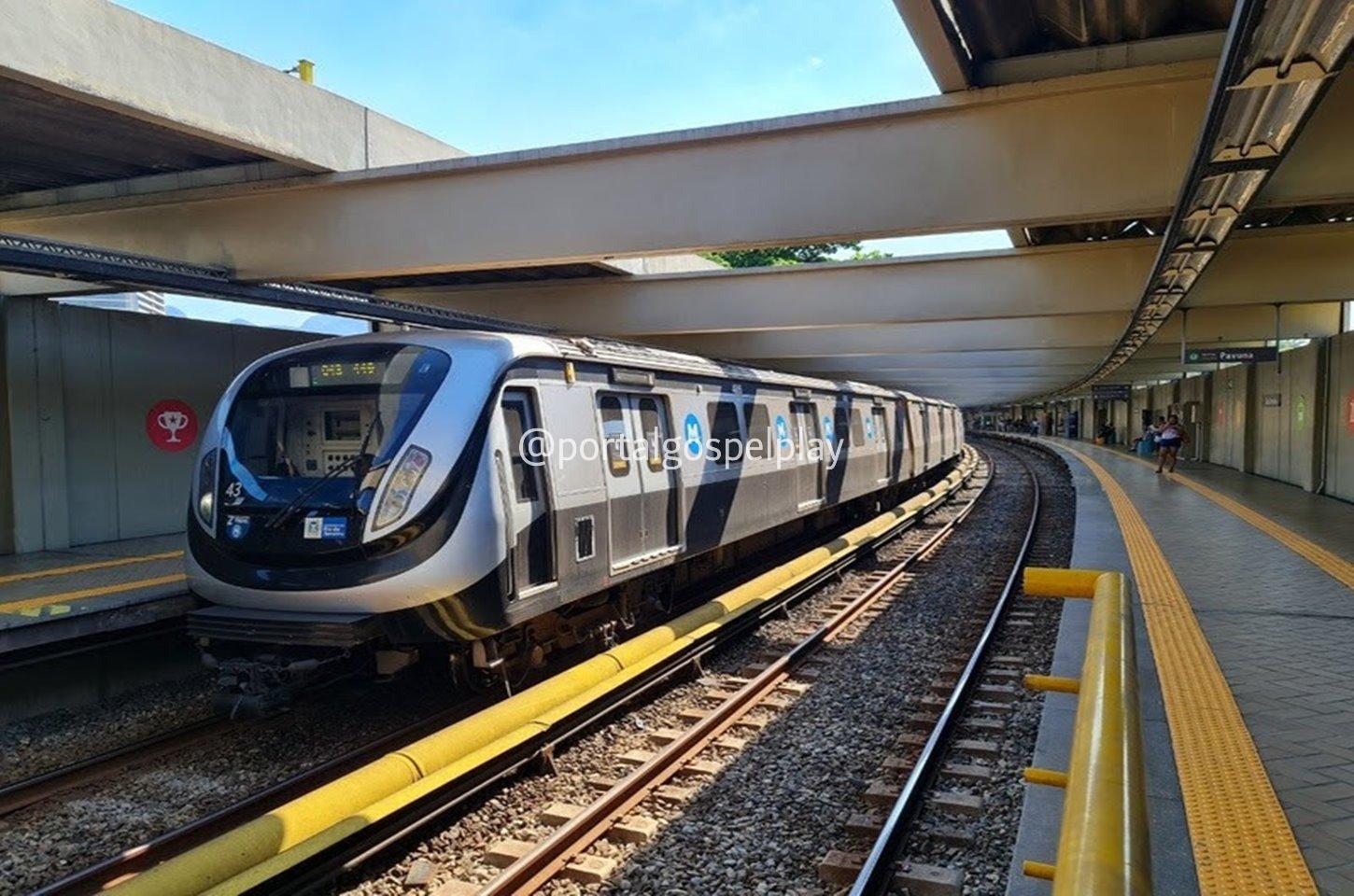 Esquema de funcionamento do MetrôRio neste fim de semana (15 e 16/08) para evento religioso, cultural e partida de futebol