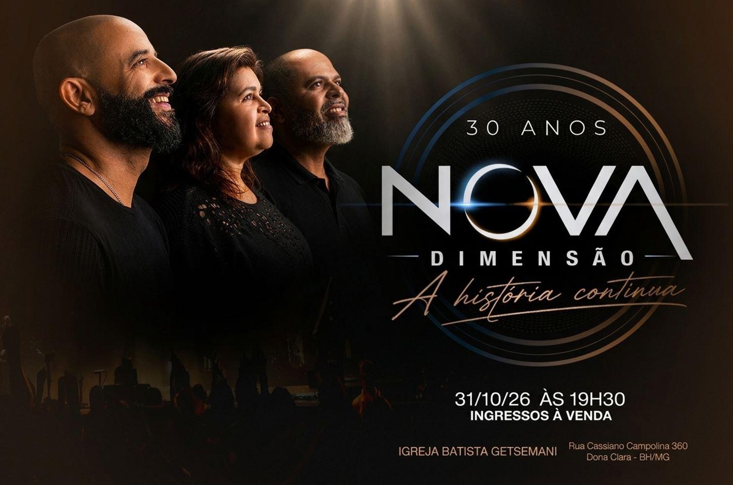 Grupo Nova Dimensão traz a BH show comemorativo de seus 30 anos
