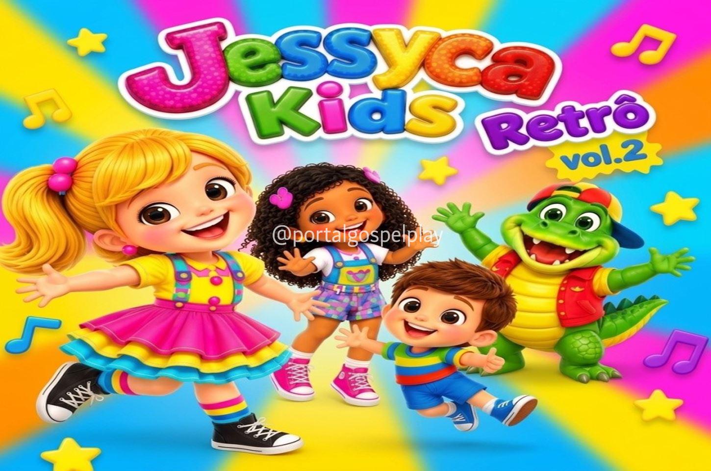 Jessyca Kids celebra 20 anos de carreira com o lançamento do álbum “Jessyca Kids retrô vol. 2”, projeto que resgata clássicos da música infantil gospel