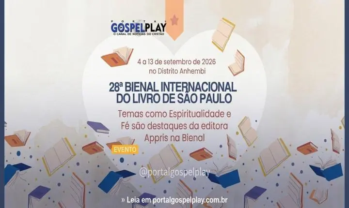 A 28ª Bienal Internacional do Livro de São Paulo acontece de 4 a 13 de setembro de 2026 no Distrito Anhembi