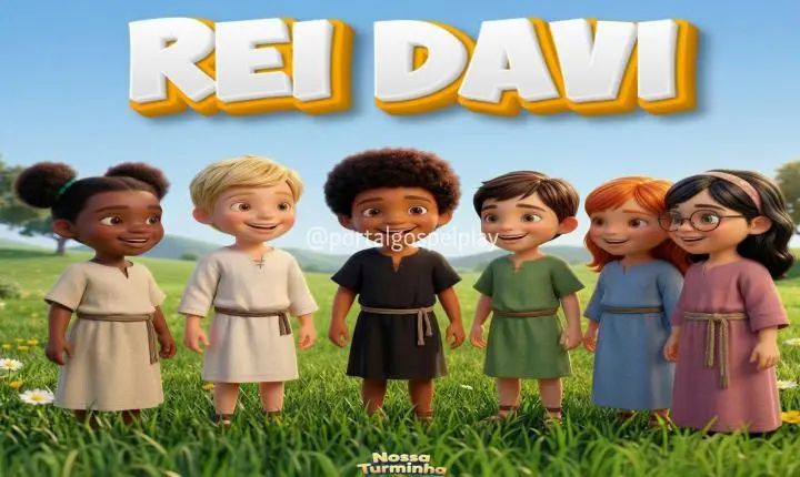 Nossa Turminha Kids lança nova versão do clássico infantil “Rei Davi”